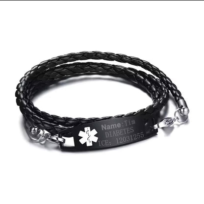 Personalized Engraved Multilayer Bracelet for Women - Stainless Steel Best Friend Jewelry - Custom Name Female Wrist Bracelet.