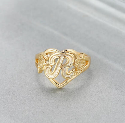 Dainty Initial Ring • Skinny Letter Ring • Custom Initial Ring • Summer Ring • Gift For Her.
