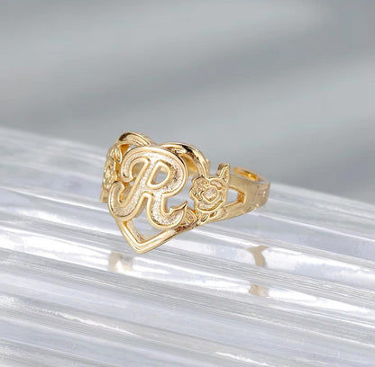 Dainty Initial Ring • Skinny Letter Ring • Custom Initial Ring • Summer Ring • Gift For Her.