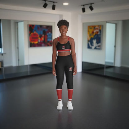 DDIIRO Padded Sports Bra & Leggings