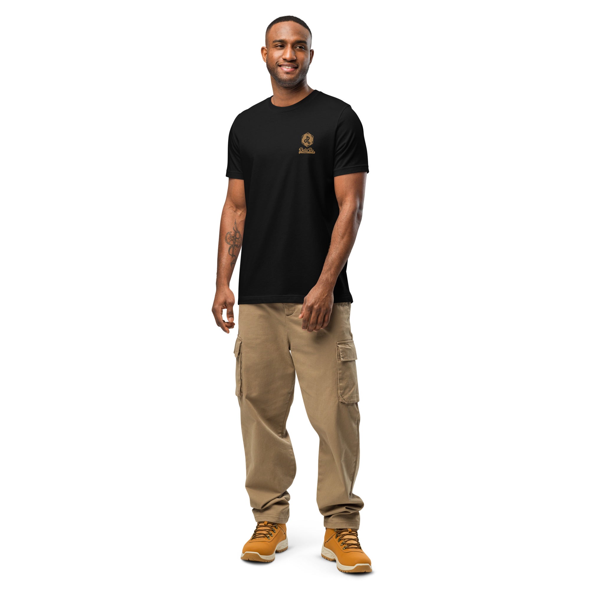 Mens Gold logo t-shirt